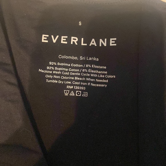 EVERLANE THE LONG SLEEVE V-NECK BODYSUIT IN S - Picture 8 of 11